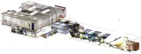 3D point cloud for measured building survey