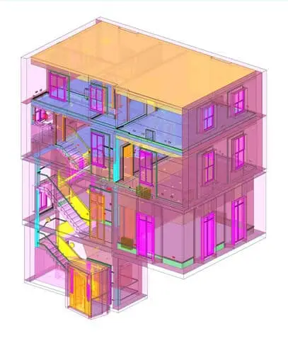 On-site survey for measured building survey data