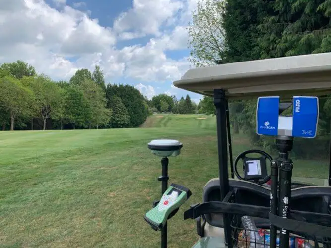 3D topographical Surveying of golf courses across the UK.