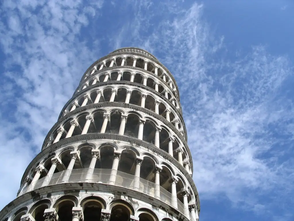Tower of pisa 3d laser scanning