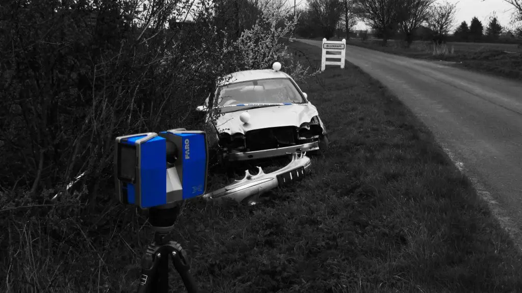 Image of car of road