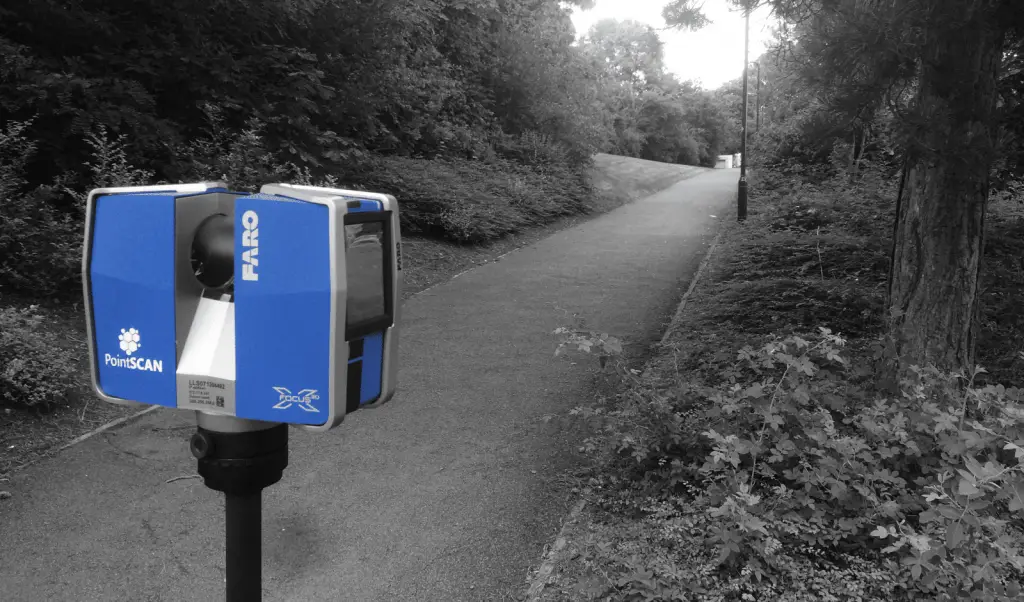 Land survey scanner