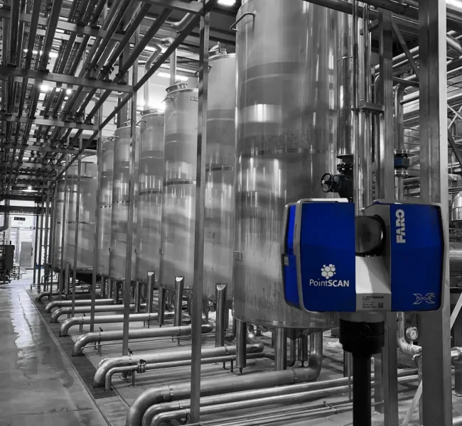 Industrial 3d laser scanning in Aberdeen at Brewdog