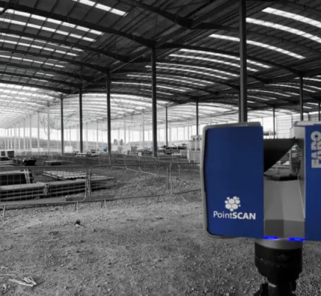 On-site measurement data with 3D laser survey
